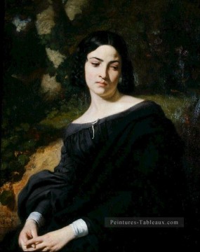une veuve figure peintre Thomas Couture Peinture à l'huile